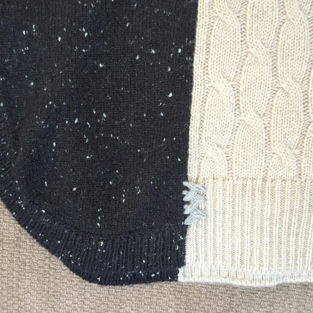 LABEL+thread Cashmere Colorblock Sweater - Picture 9 of 9
